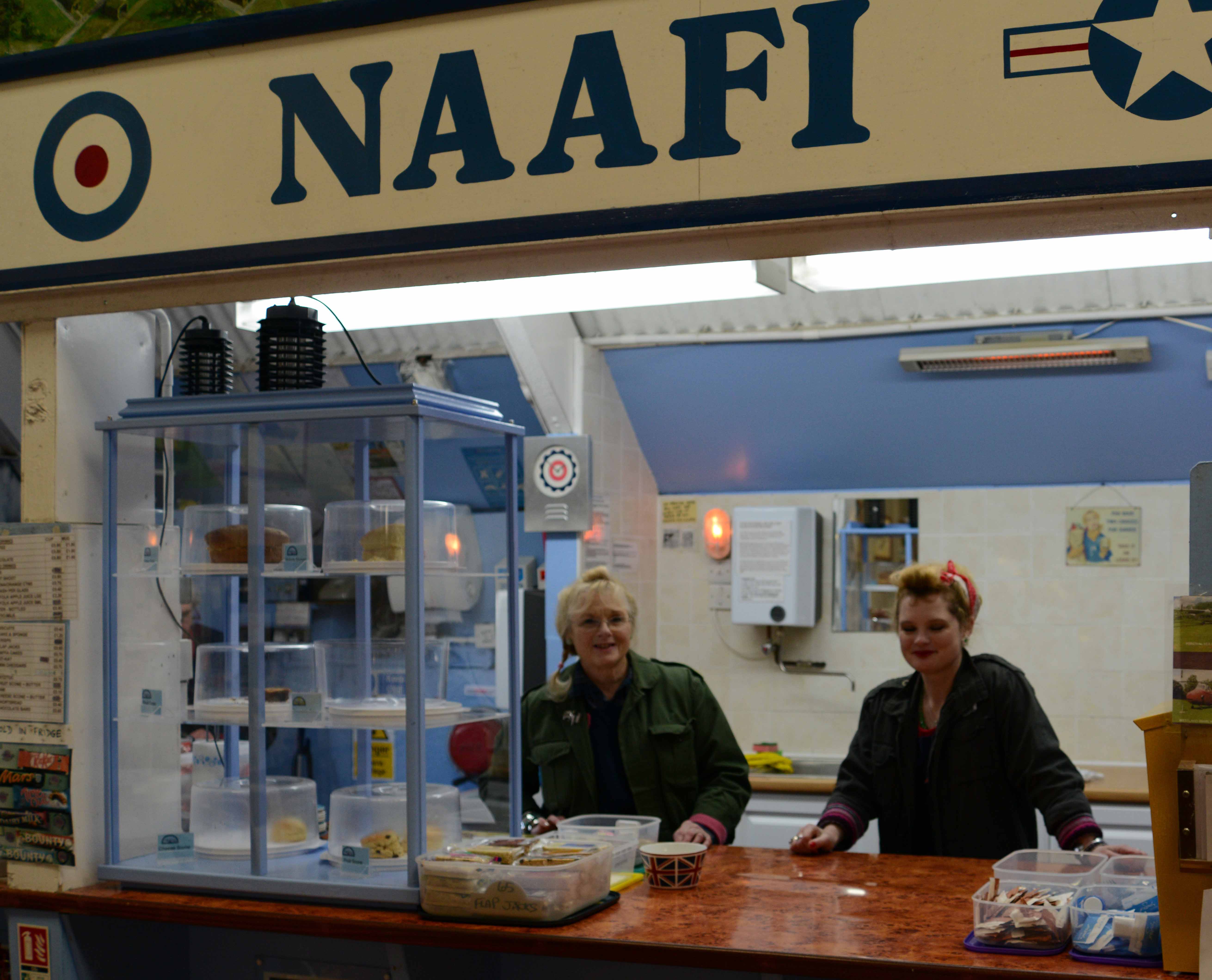 Volunteers in the NAAFI