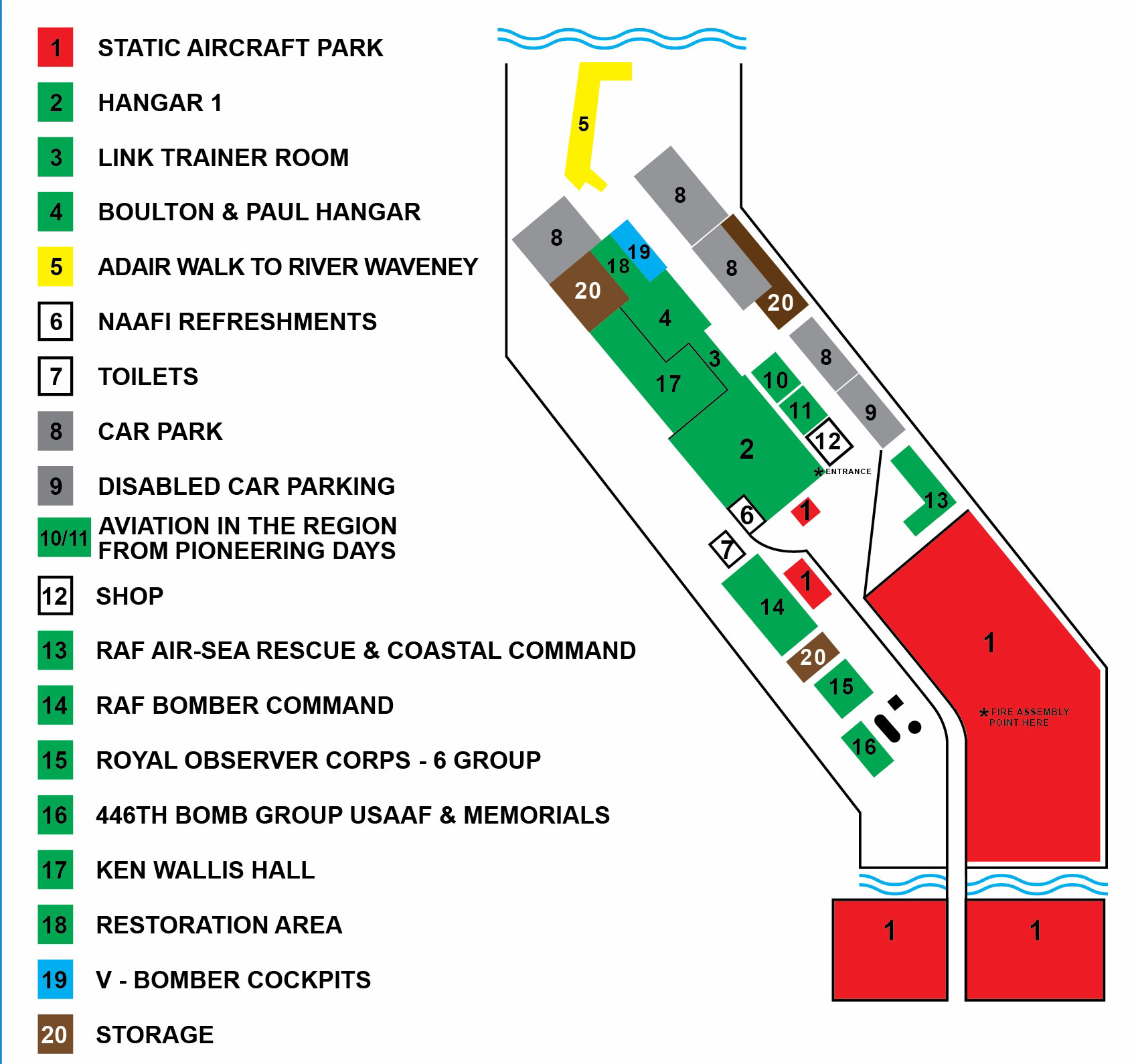 Map of site