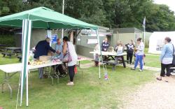 One of the several stalls